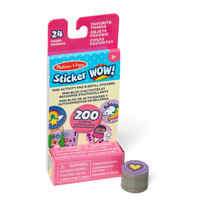 Lipdukų papildymo rinkinys - Melissa & Doug mėgstamiausi daiktai