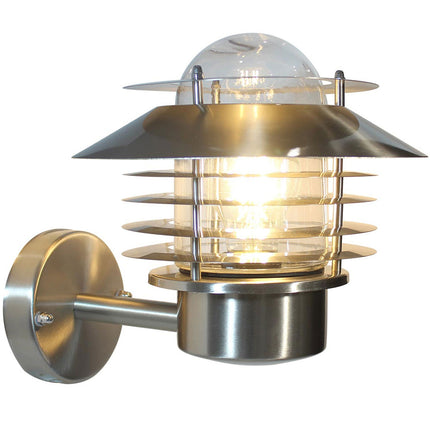 Stig Up Wall light E27 socket IP44 Aluminum