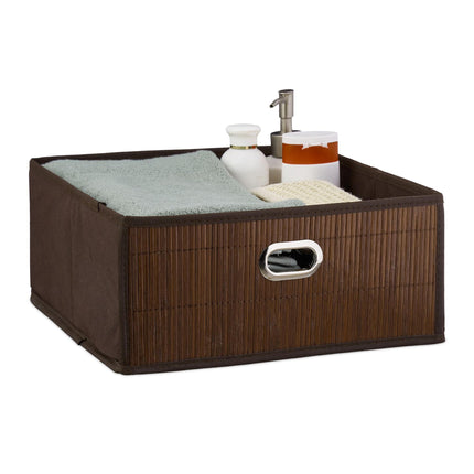 Storage basket Bamboo Flat