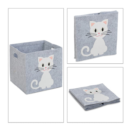 Veltinio krepšelis su gyvūnų motyvais