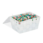 Storage basket with lid