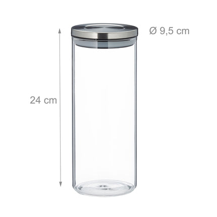 Laikymo indeliai 3 vnt. po 1500 ml