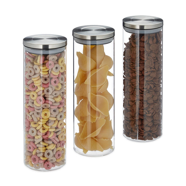 Laikymo indeliai 3 vnt. po 1800 ml