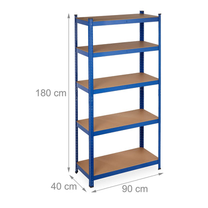 Sandėliavimo lentyna su 5 lentynomis