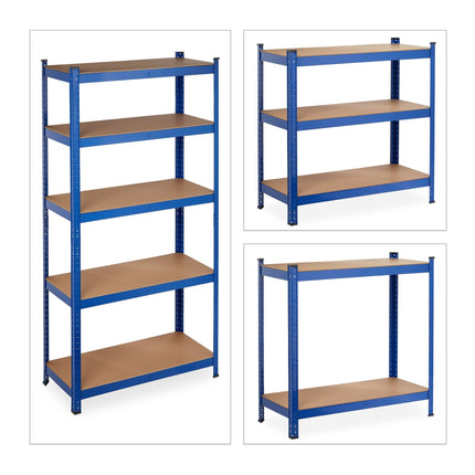 Storage shelf with 5 shelves
