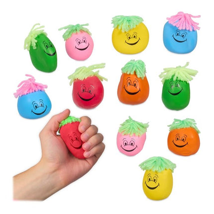 Streso kamuoliukai 6 cm, 12 vnt. pakuotėje