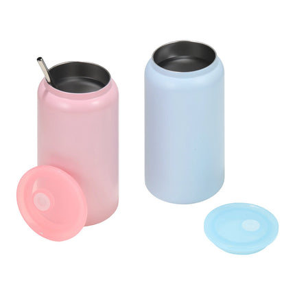 Sublimation Tumblers, 12-Pack 16 oz, Lids and Straws