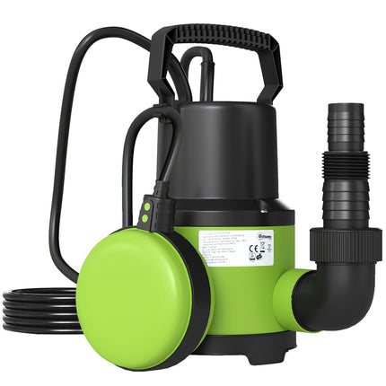 Panardinamas vandens siurblys su plūdiniu jungikliu, 400 W, 9000 l/h