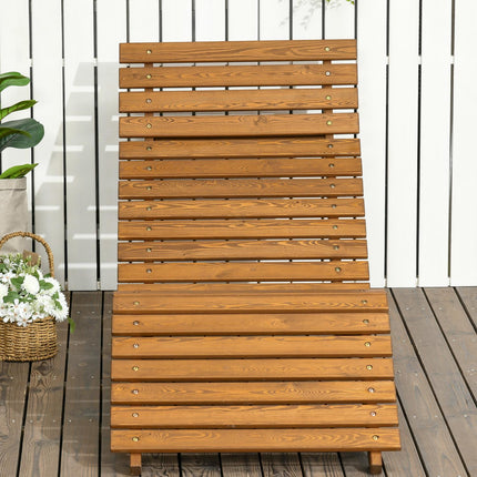 Saulės gultas, Dengiamas krėslas, Sodo gultas, Poilsio gultas baseinui, Balkonas, Iki 120 Kg, Tvirta mediena, Tikmedis, 66 X 170 X 77 Cm