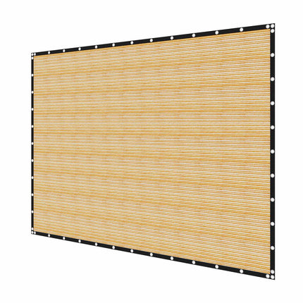 Sun Shade Cloth 12 x 20 ft, 90% Block, HDPE, Grommets