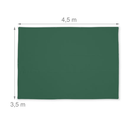 Saulės burė stačiakampė žalia