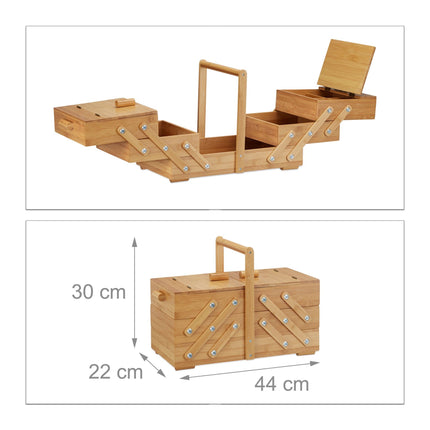 Sybox Bamboo XXL daug skyrių