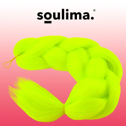 Synthetic hair braids - neon