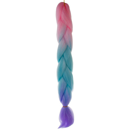 Sintetinių plaukų ombre kasytės rožinės/ni/f W10341
