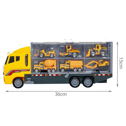 TIR sunkvežimio rinkinys su 6 automobiliais 22481