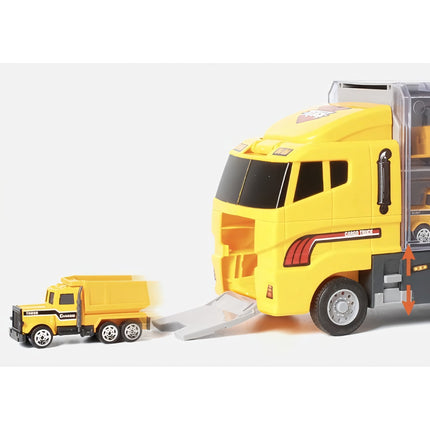 TIR sunkvežimio rinkinys su 6 automobiliais 22481
