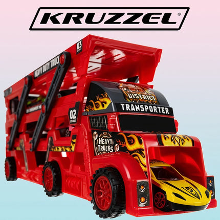 TIR sunkvežimio rinkinys su 6 automobiliais 22515