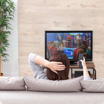 TV spintelė su lentynomis