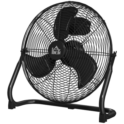 Stalinis ventiliatorius, elektrinis ventiliatorius su 4 greičio lygiais, 120° reguliuojamu kampu namams, biurui, miegamajam, juodas