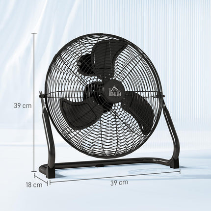 Stalinis ventiliatorius, elektrinis ventiliatorius su 4 greičio lygiais, 120° reguliuojamu kampu namams, biurui, miegamajam, juodas