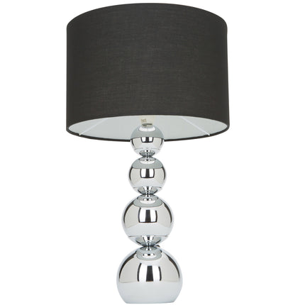 Table lamp touch & dim L Black