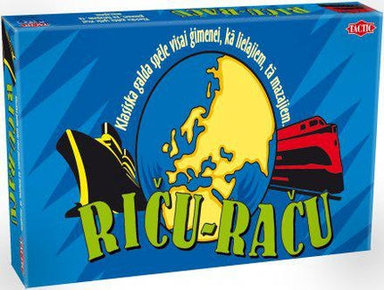 Taktinis stalo žaidimas Ricu Racu (latvių kalba)