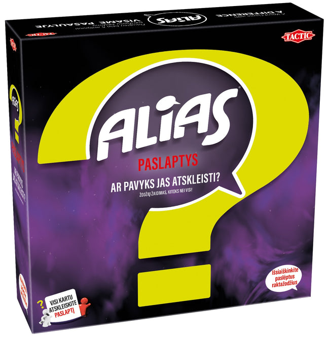Taktinis stalo žaidimas „Alias Mystery“ (lietuvių k.)