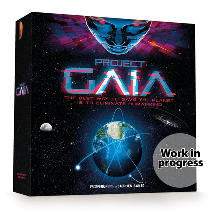 Taktinis stalo žaidimas „Pabėgimas bėgimu“: „Project Gaia“