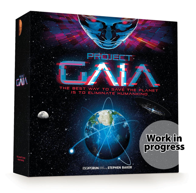 Taktinis stalo žaidimas „Pabėgimas bėgimu“: „Project Gaia“
