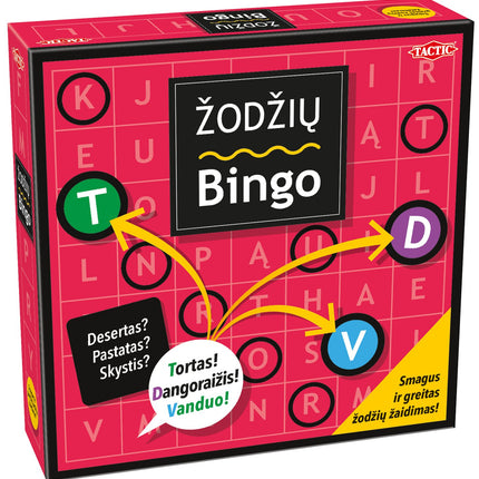Taktinis žaidimas „Žodžių bingo“