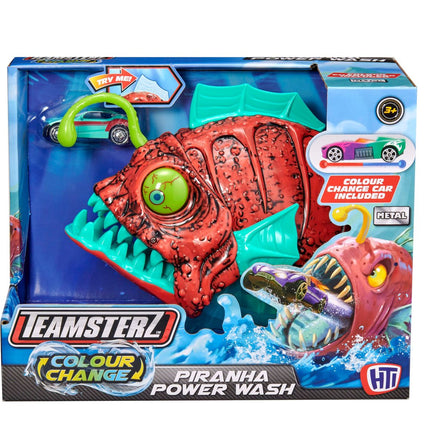 „Teamsterz“ spalvą keičiantis žaidimų rinkinys „Piranha Power Wash“