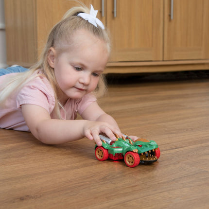 „Teamsterz“ galingas dinozaurų automobilis su šviesomis ir garsu, 12,5 cm