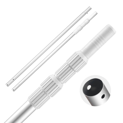 Telescopic Pool Cleaning Pole, 3.4–12 Ft Aluminum