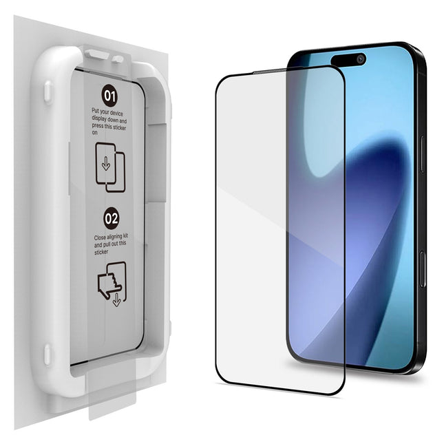 Tempered Glass Screen Protector with Applicator for iPhone 17 Pro Max