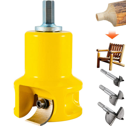 Tenon Cutter 1.5 in 38 mm, Aluminum Steel Dual Blades