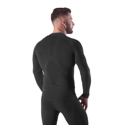 Termoaktyvus vyriškas apatinių komplektas, juodas, L/XL