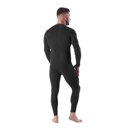 Termoaktyvus vyriškas apatinių komplektas, juodas, L/XL