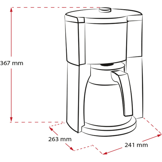 Thermos brewer LOOK 5.0 THERM TIMER, BLACK