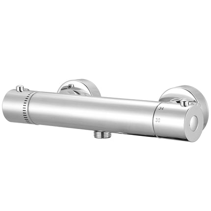 Thermostatic Shower Valve, 38C Lock, Brass, G1/2