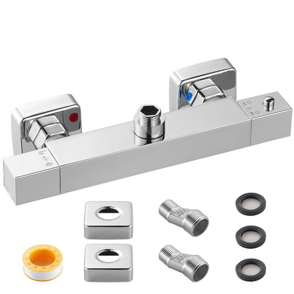 Thermostatic Shower Valve, 38C Safety Lock, Chrome