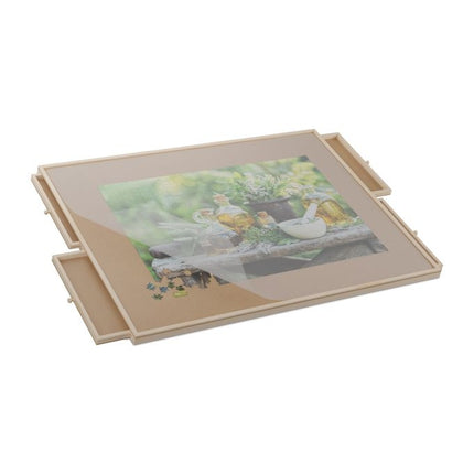 Tilting and rotating puzzle board