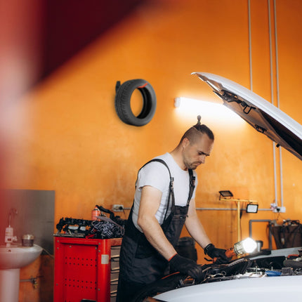 Padangų laikiklis, tvirtinamas prie sienos, 4 vnt. rinkinys