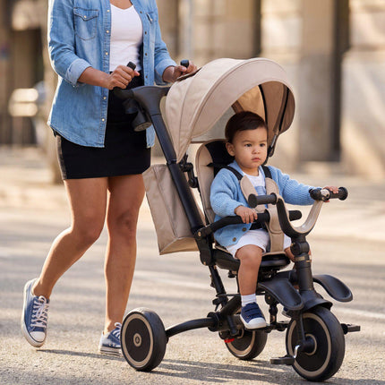 Toddler Tricycle Stroller 7-in-1, Push Handle, Canopy