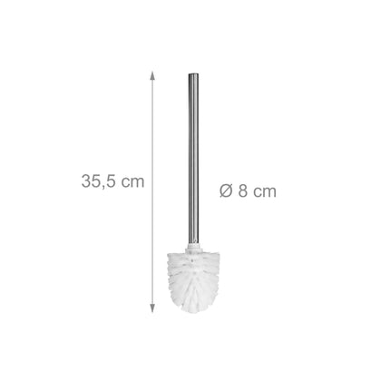 Tualetinis šepetys su 5 keičiamomis galvutėmis, 8 cm