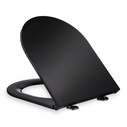 Toilet lid with soft-closing mechanism
