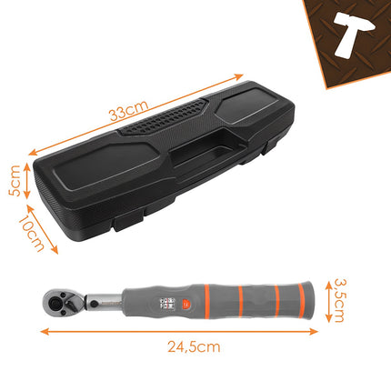 Sukimo momento raktas 1/4" 2-26 Nm, tikslumas ±0,5%