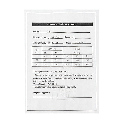 Sukimo momento raktas 3/8 7-112 Nm Bigstren 22097