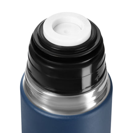 Turistinis termosas 1000 ml, mėlynas, izoliuotas
