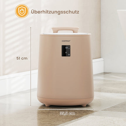 Rankšluosčių šildytuvas 18 l su LED ekranu ir automatiniu išsijungimu