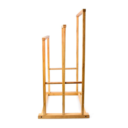 Towel hanger bamboo three bars